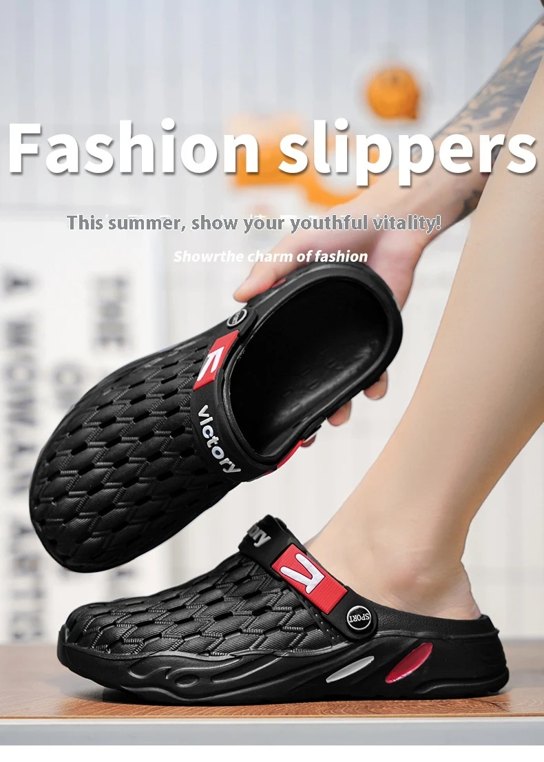 Title 10, Casual Platform Non-slip Wear-resistant Beach D...