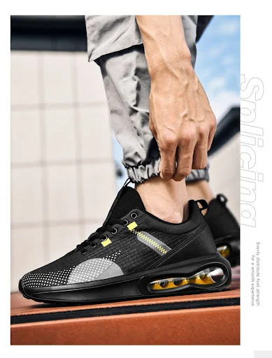 Title 2, Męskie Buty Sportowe z Otworzystą Siateczką i E...