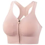 New Vest Sports Zipper Bra Without Steel Ring Comfortable Support for Workouts Lightweight Breathable Innovative Design — photo 5