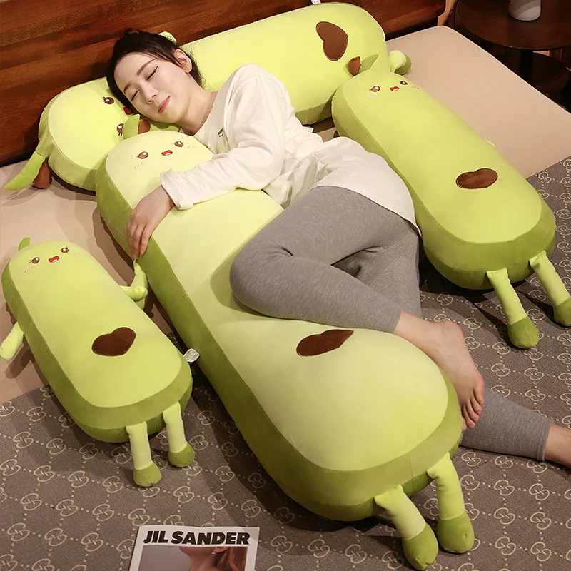 Boneca de Abacate de Pelúcia Almofada Longa Super Macia Confortável e Ideal para Dormir ou Decorar Quartos com Charme. — foto 9
