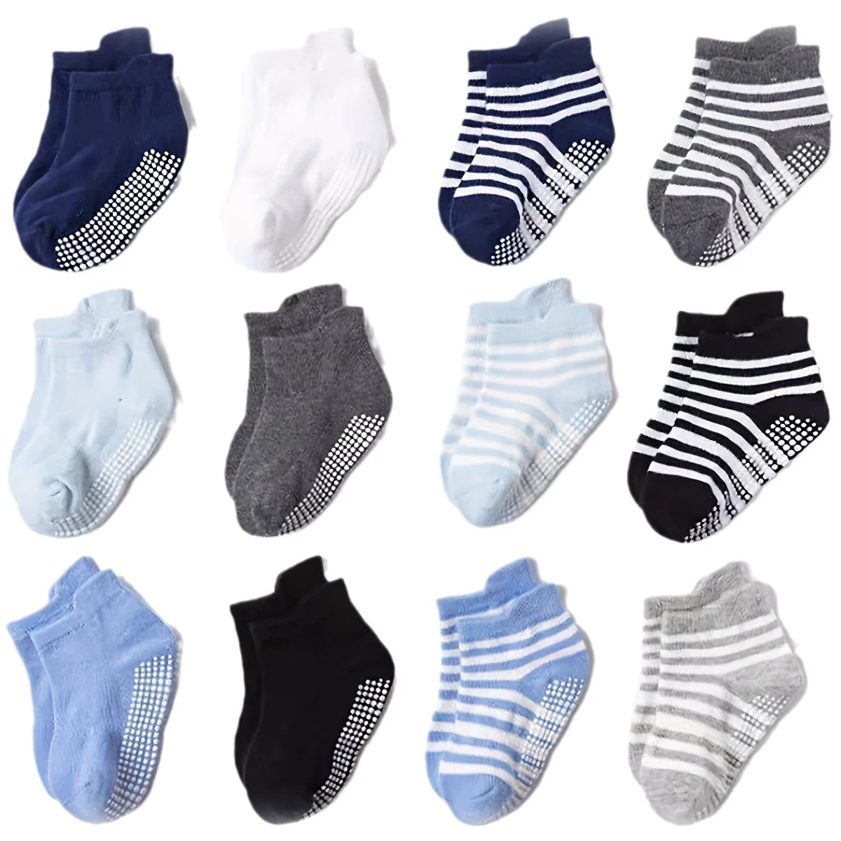 Baby Floor Glue Dispensing Non-slip Twelve Pairs Socks — photo 5