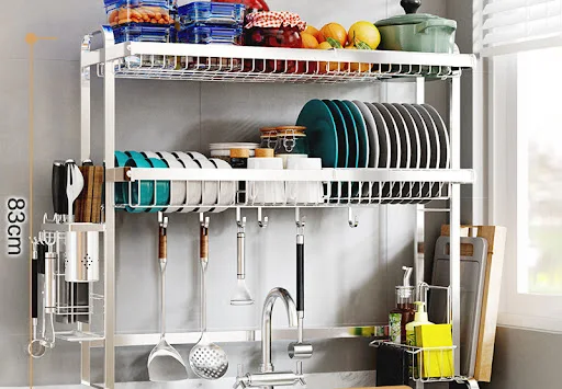 Title 5, Artifact Supplies Dishes Storage Rack Home Daqu...