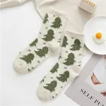 Mink Fleece Socks Coral Fleece Female Cartoon Animal — photo 5