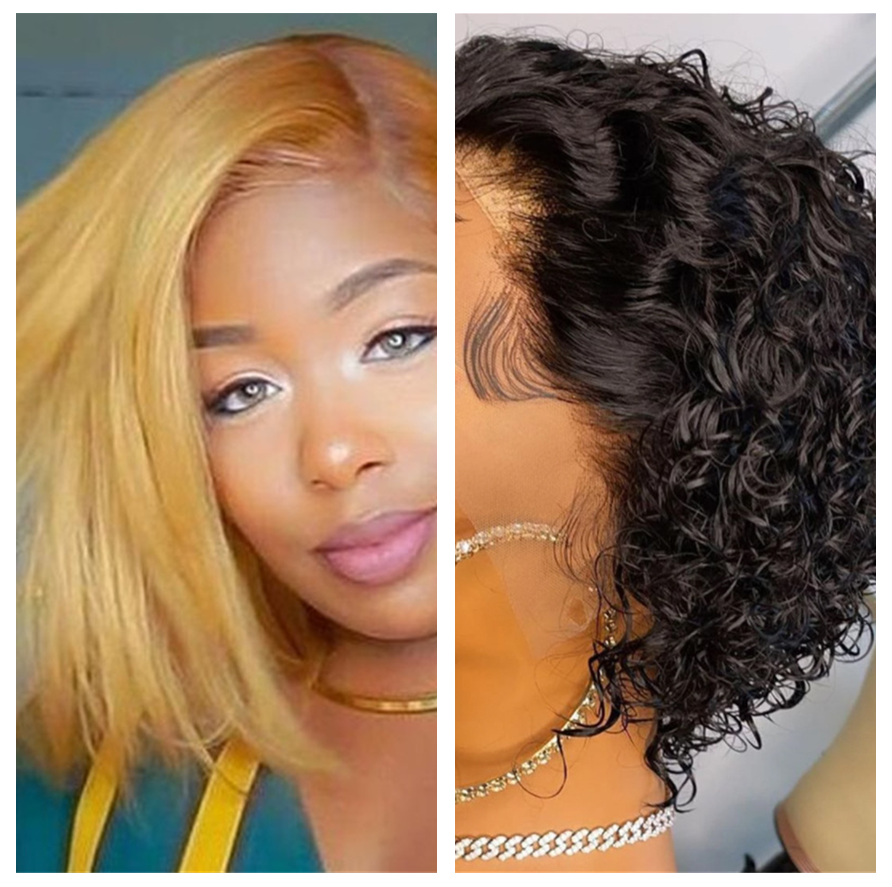 Peruca Front Lace Cabelo Humano Real Corte Personalizado Aparência Natural Fácil de Usar Confortável e Respirável Estilos Versáteis — foto 3