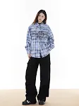 Camisa masculina xadrez folgada manga longa. Conforto e estilo em uma peça casual perfeita para diversas ocasiões. Ideal para o dia a dia. — foto 22