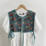 Embroidered blue bottom