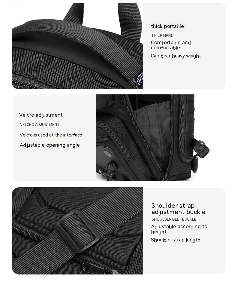 Tactical Chest Outdoor Large Capacity Sports Messenger Bag, Designed for Sports and Adventure, Durable and Offering Ampl — photo 2