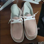 Damskie buty płócienne w dużym rozmiarze. Wygodne i stylowe buty z płótna, idealne do codziennego użytku, zapewniające komfort i swobodę. — zdjęcie 2