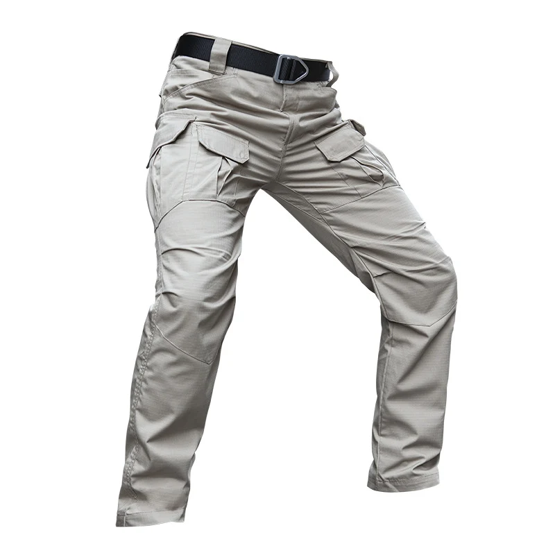 Spring and Autumn Waterproof Multi-Pocket Sports Loose Tactical Casual Pants perfect for outdoor adventures, offering co — photo 7