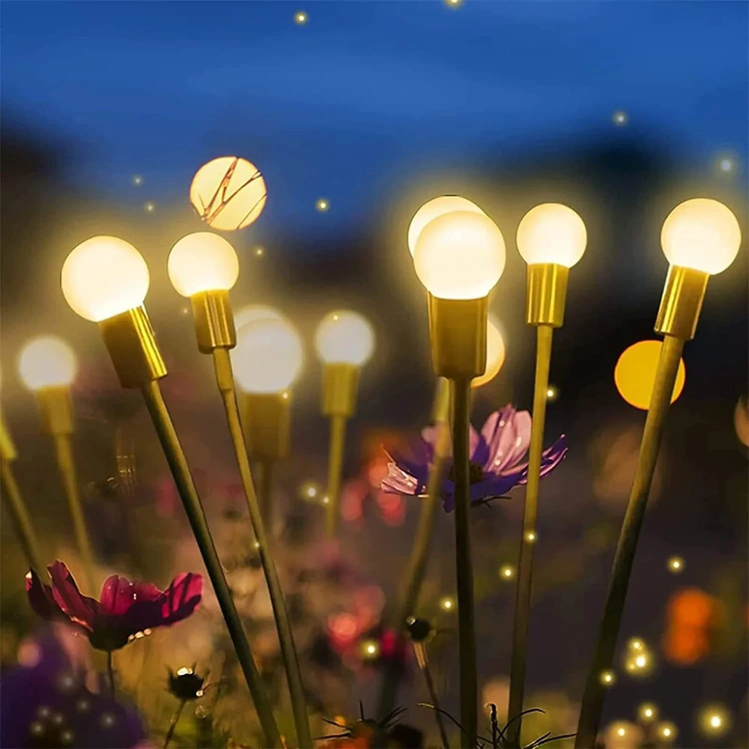 Title 10, LED Pneumatic Firefly Ground Plug-in Lamp Illum...