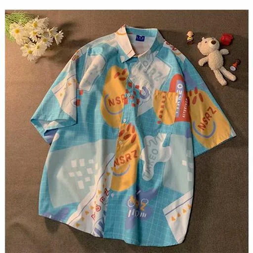 Title 7, Floral Shirt Couple Wear Hong Kong Style Japane...