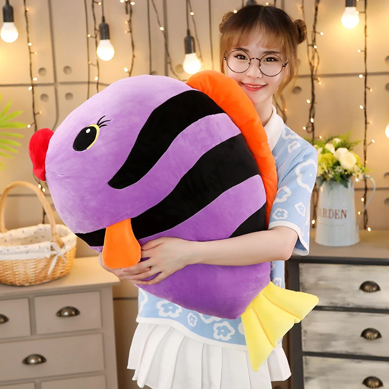 Creative Soft Tropical Fish Pillow Plush Toy, a cuddly and decorative plush perfect for kids and anyone who loves marine — photo 5