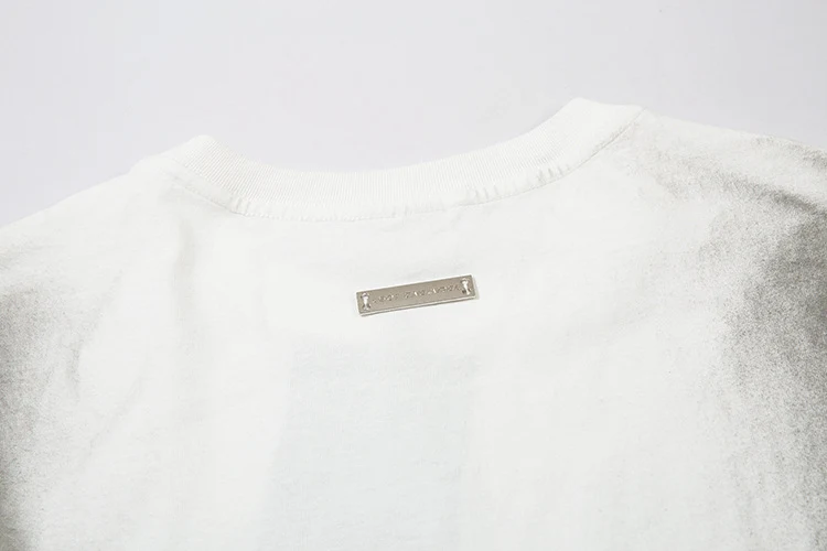 Title 6, Paint Gradient Letter Print Short-sleeve, a com...