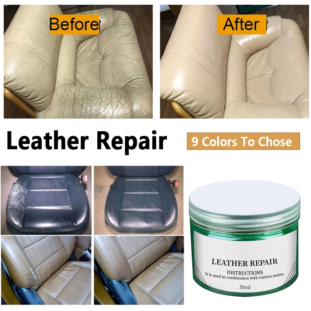 Title 2, Leather Repair Cream Restores, Protects and Rev...