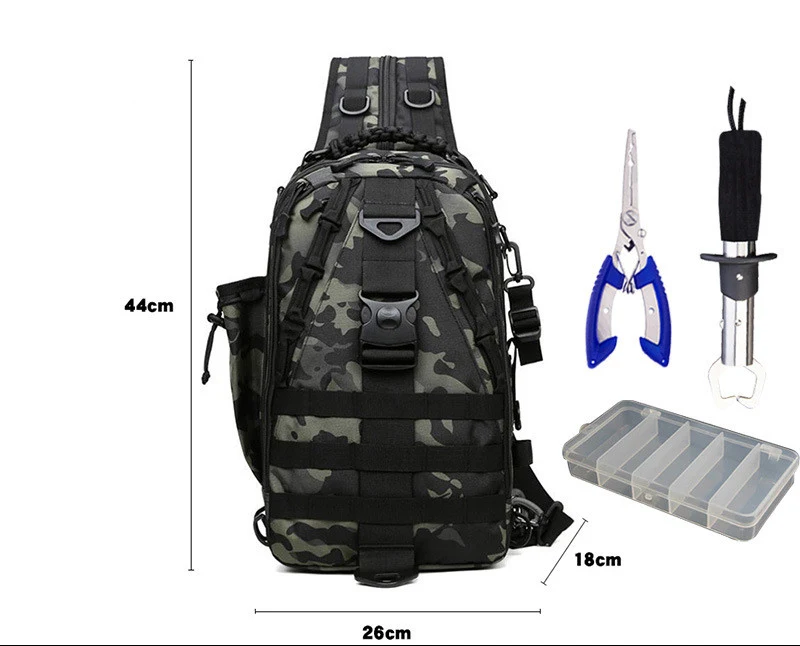 Single Shoulder Lure Bag Messenger Multifunctional. Perfect for anglers, organize and carry your fishing lures convenien — photo 12