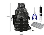Single Shoulder Lure Bag Messenger Multifunctional. Perfect for anglers, organize and carry your fishing lures convenien — photo 12