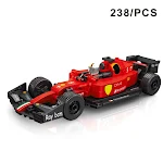 Assembled Formula Racing F1 Sports Car Model Toy, build your own race car with building blocks for kids and adults, grea — photo 4