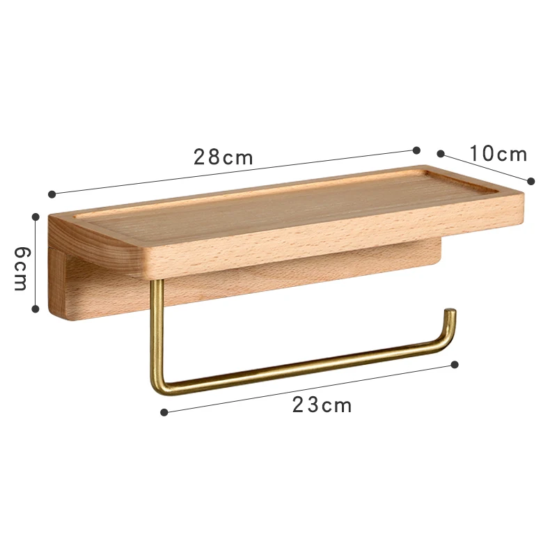 Title 6, Nordic toilet paper roll holder. Stylish wall-m...