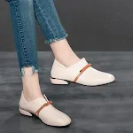 Square Toe Low Heel Korean Women's Ankle Shoes Comfortable everyday wear for a stylish and modern look, perfect for any — photo 3