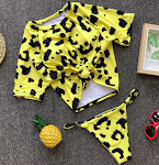 Knotted split swimsuit perfect for beach and pool. Enjoy the sun in this sexy and comfortable swimwear that highlights y — photo 8