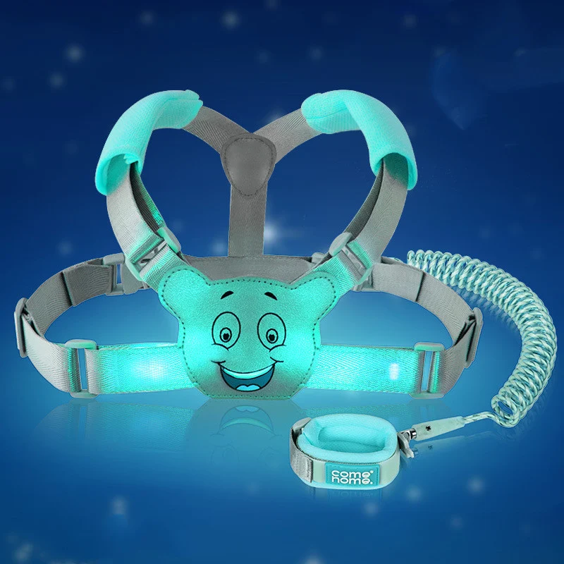Pulseira com corda de tração anti-perda infantil Dispositivo anti-perda dois em um Mantenha as crianças seguras e próximas em multidões — foto 17