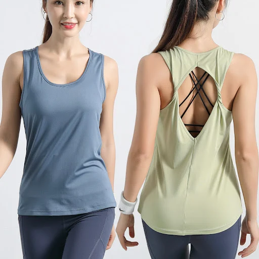 Title 4, Loose Sports Vest Womens Hollow And Twisted Fi...