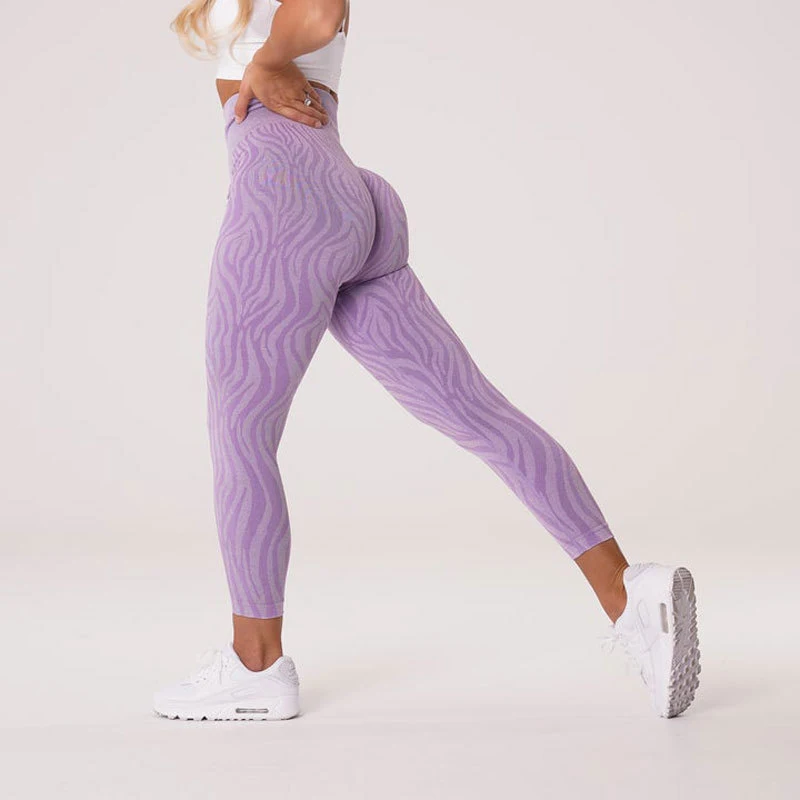 Title 13, Calças de yoga esportivas de nylon com estampa ...