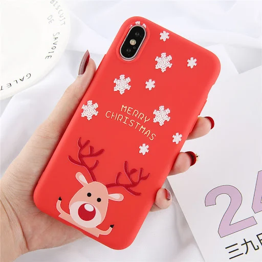 Title 5, Christmas Frosted Phone Case. Protect your phon...