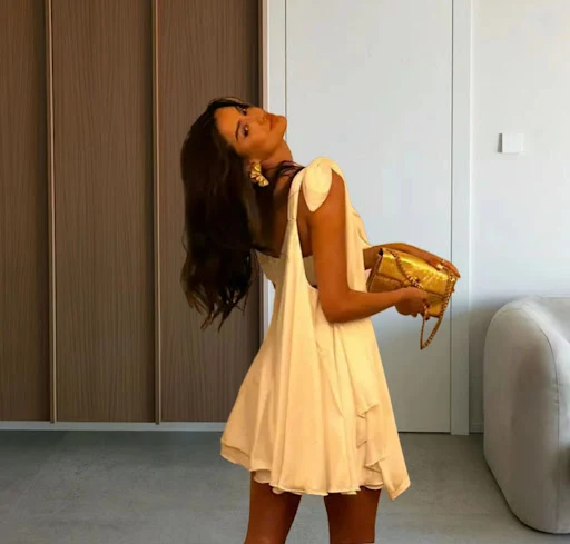 Title 16, Womens Hot Girl Oblique Shoulder Party Dress