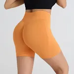 Women's sports and fitness shorts for outdoor running, breathable, with a peach hip design, yoga pants for comfort and f — photo 1