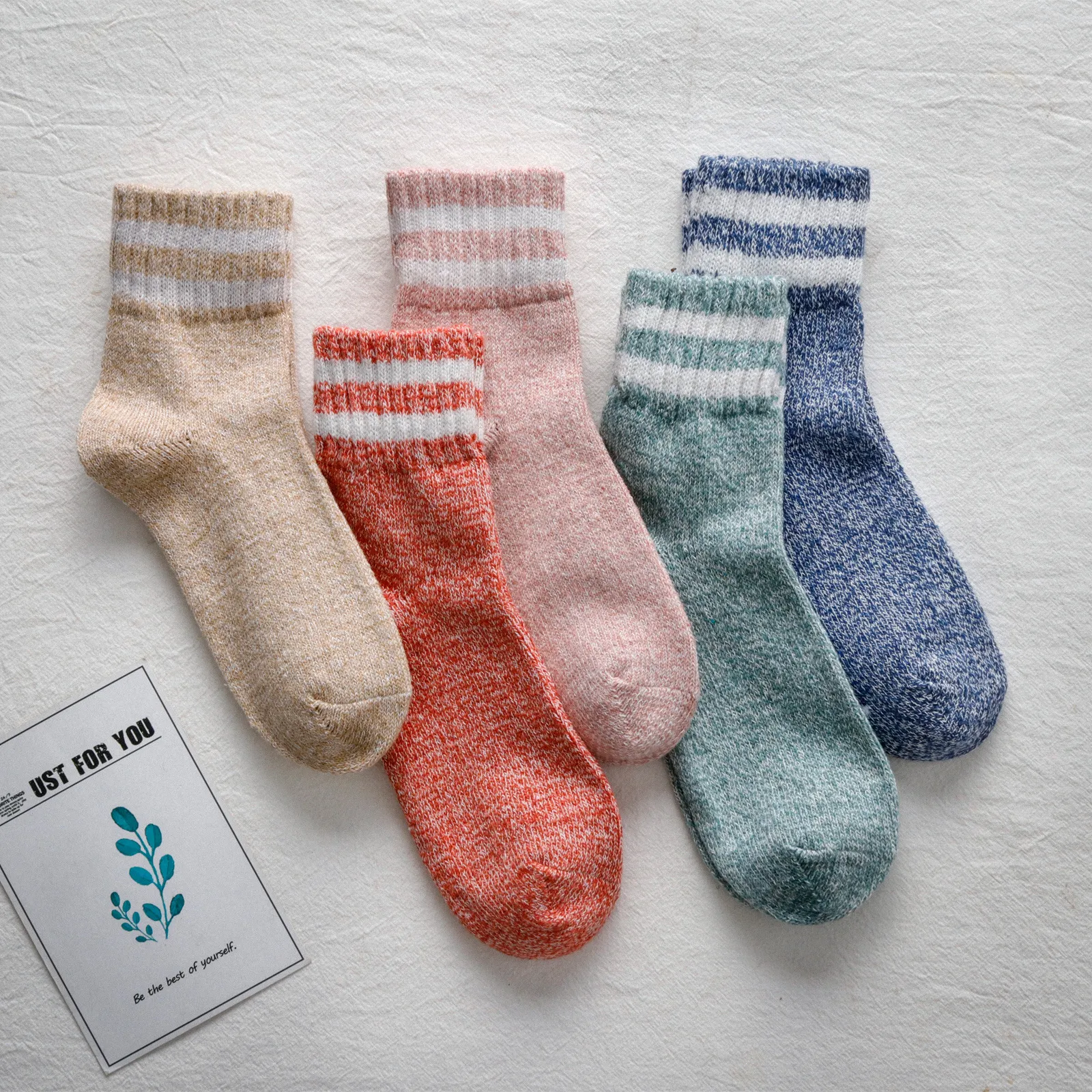 Title 3, Thick Needle And Thread Thickened Warm Wool Socks