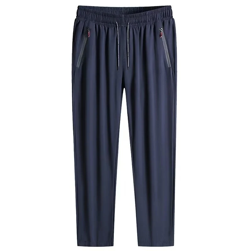 Pantaloni Casual Uomo Autunno Cerniera Dritti Compositi Plus Comodi e Versatili, Perfetti per un Look Casual e Moderno, Ideali per l'Uso Quotidiano. — foto 3