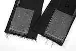 Jeans de hombre High Street lavados, holgados, con costuras y salpicaduras de tinta, para un estilo moderno y cómodo. — foto 5