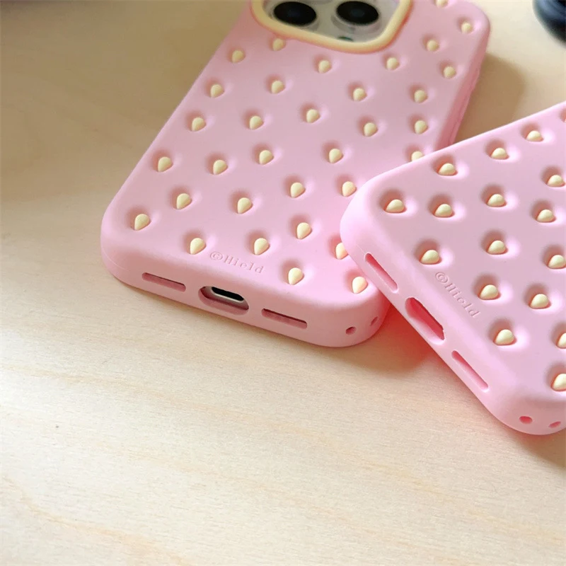 Title 14, Capinha Simples de Telefone Morango Doce Protej...