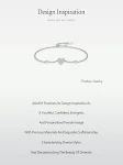 Pulseira de Prata Esterlina S925 Coração Apaixonado e Borboleta. Uma joia adorável que celebra o amor e a beleza, presente perfeito. — foto 8