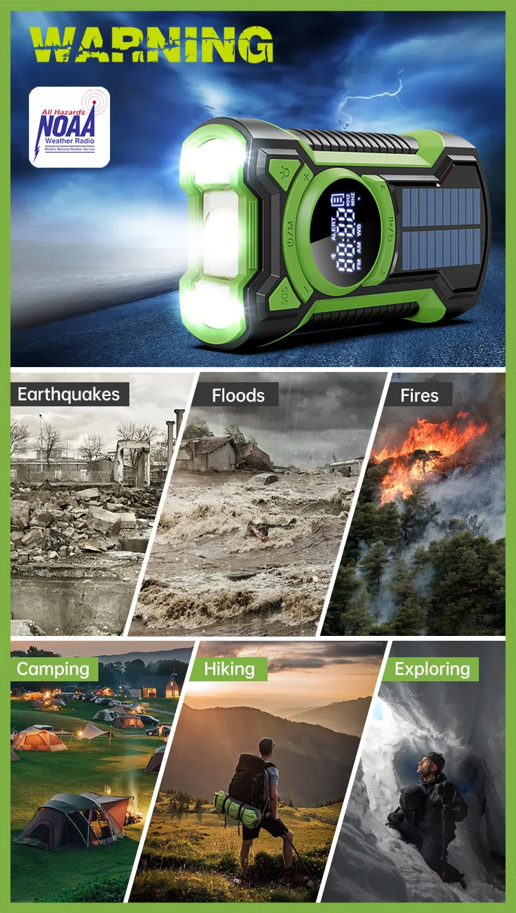 Waterproof Multi-function Hand-powered Flashlight, Shockproof, Generates Power, Ideal for Emergencies, Camping, and Outd — photo 9