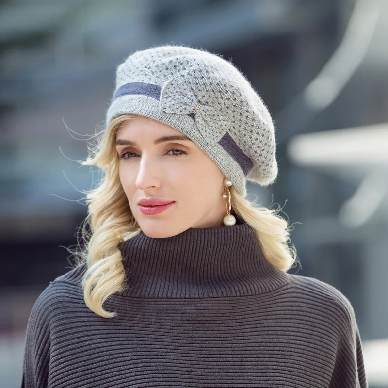Title 2, Womens Fashion Versatile Polka Dot Beret