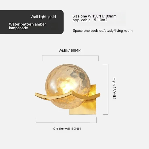 Title 14, Simple Bedroom Bedside European Wall Lamp. Crea...