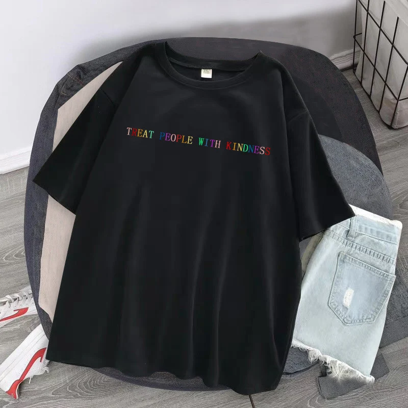 Letter Tide dames T-shirt met ronde hals en korte mouwen — foto 3
