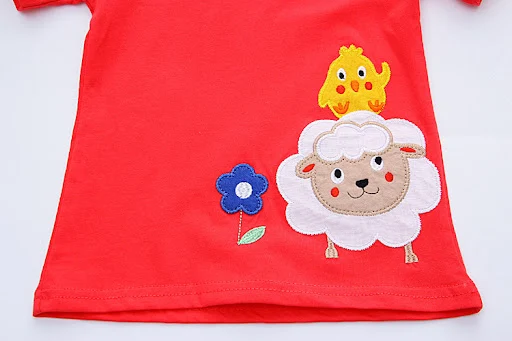 Title 5, Camiseta Infantil Manga Curta de Verão Confortá...