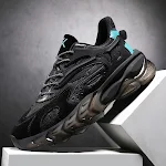 Tênis esportivos casuais colorblock masculinos Conforto e estilo para o dia a dia Design moderno e versátil para diversas atividades. — foto 3