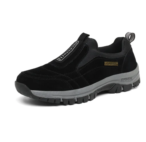 Sapatos de caminhada para idosos e homens, esportes ao ar livre e lazer. Conforto e segurança ao caminhar. Ideal para atividades e passeios. — foto 11