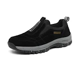 Sapatos de caminhada para idosos e homens, esportes ao ar livre e lazer. Conforto e segurança ao caminhar. Ideal para atividades e passeios. — foto 11