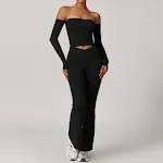 Long Sleeve Trousers Black