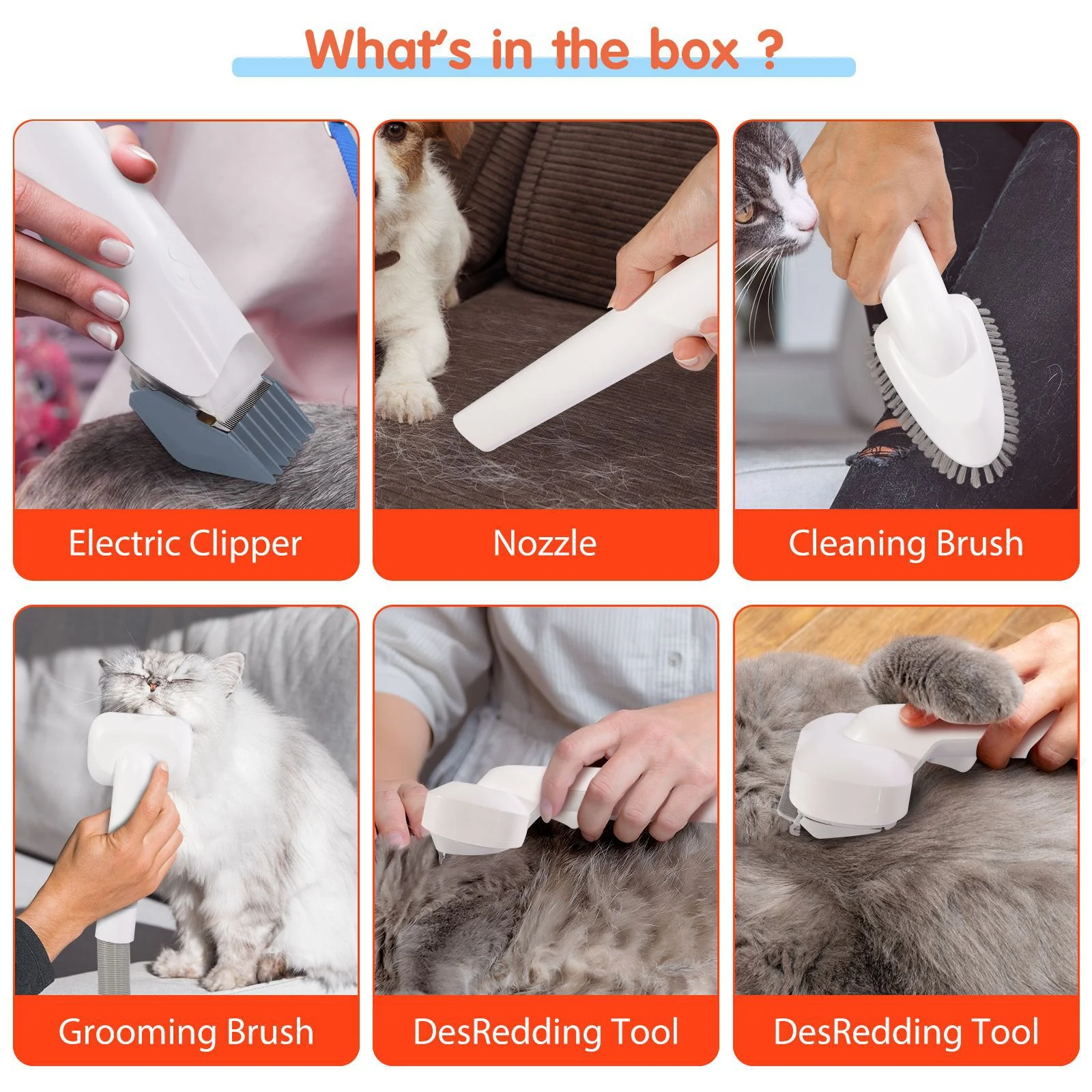 All-in-One Vacuum Cleaner Pet Hair Clipper Complete home cleaning and pet grooming system, simplifying your routine and — photo 3