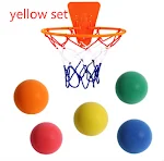 Bola de basquete silenciosa de espuma de alta densidade, macia e elástica, brinquedo esportivo infantil e jogos internos. — foto 1