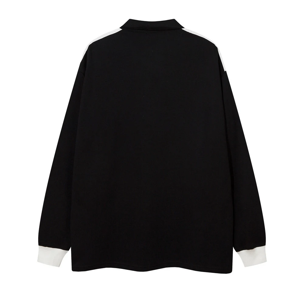 Blusa Casual Americana com Cores Simples, Combinação Fácil, Perfeita para o Dia a Dia, Conforto e Estilo Descontraído. — foto 5