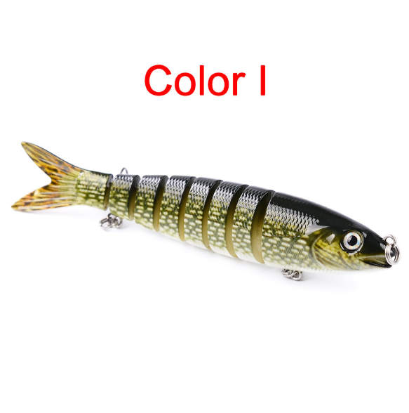 Pike Fishing Lures Artificial Multi Jointed Sections Hard Bait Trolling Pike Carp Fishing Tools Improve Your Catch Rate — photo 10