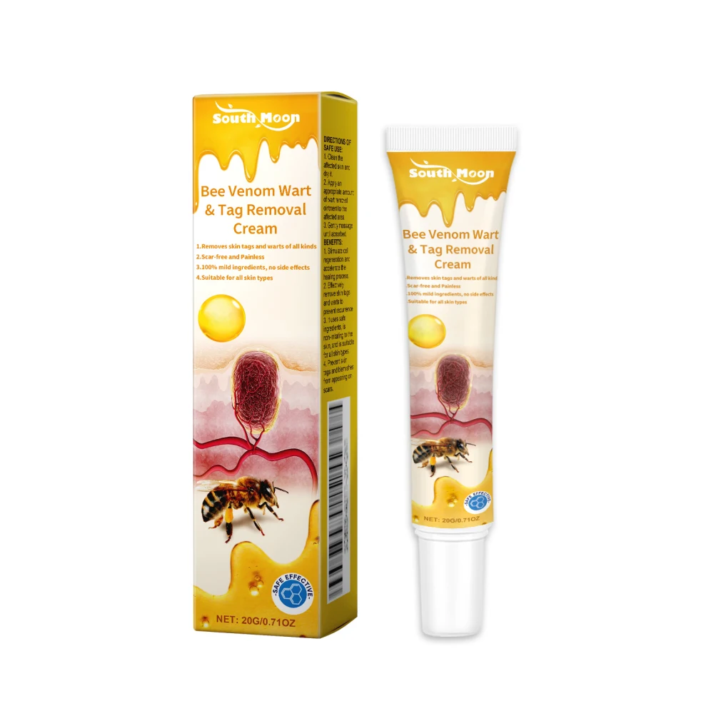 Bee Anti-Verrugas Cuidado Suave e Eficaz Remoção Eficaz e Delicada de Verrugas Tratamento Suave para Verrugas Pele Saudável Fórmula Especial — foto 1