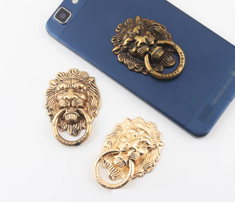 Title 8, Lion Head Ring Buckle Wealth Buckle Mobile Phon...